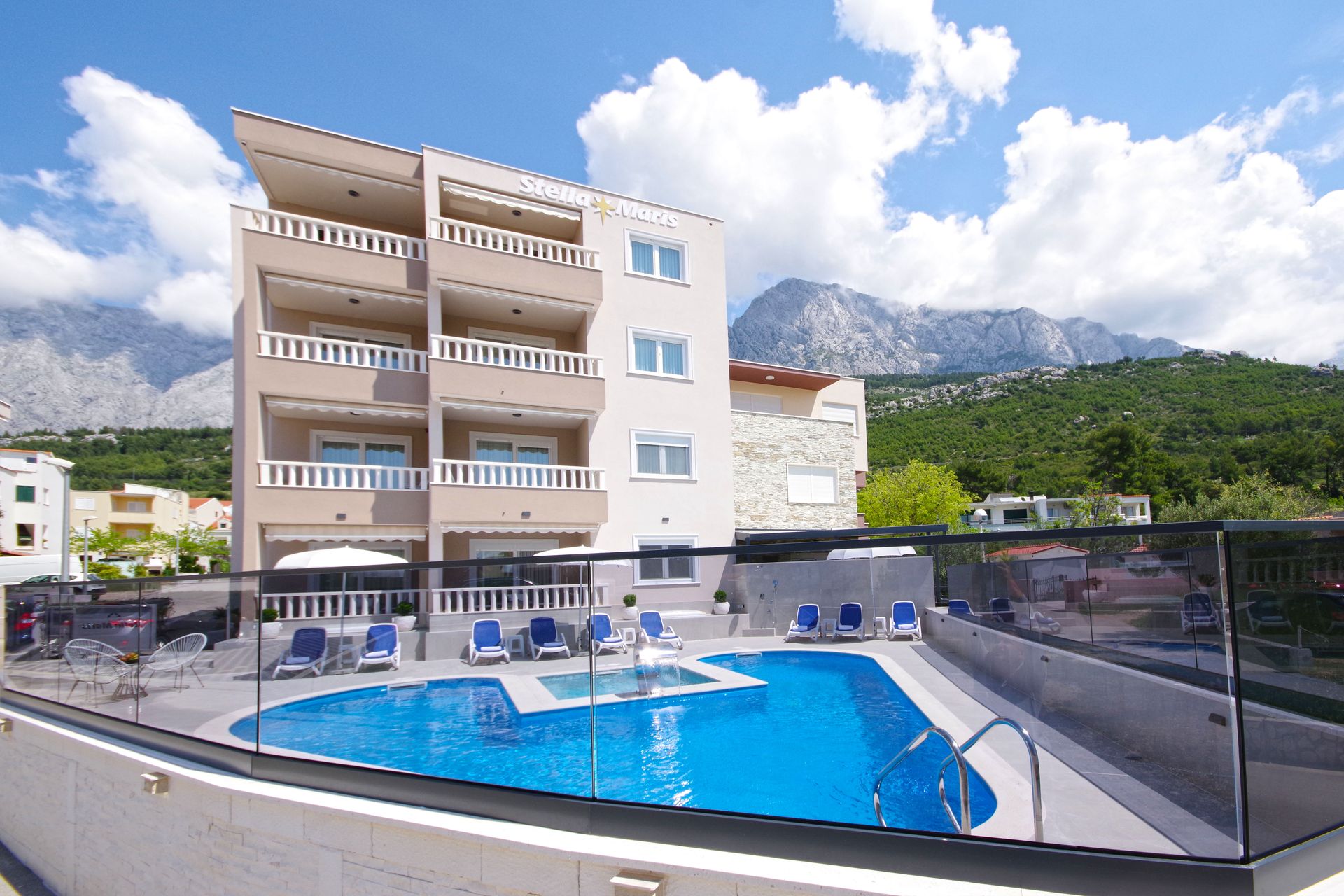 Apartments with swimming pool Stella Maris